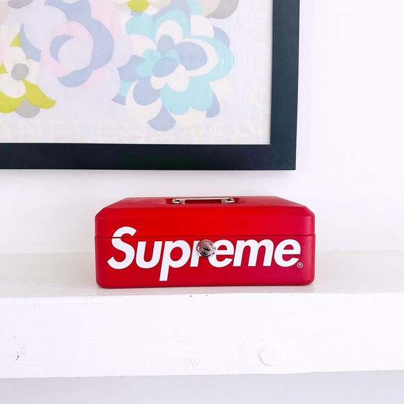 Supreme Other - Rare Supreme Red White Box Logo Tool Box Lockbox with Lock & Keys